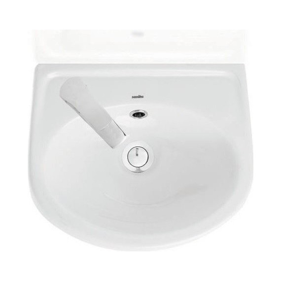 Раковина мини Sanita Лада 36 см WB.MN/Lada/37-L/WHT.G/S1 - фото, картинка 3 Раковина мини Sanita Лада 36 см WB.MN/Lada/37-L/WHT.G/S1 - фото 3