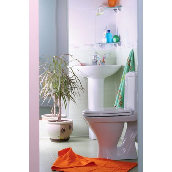 Унитаз напольный Sanita Аттика люкс WC.CC/Attica/2-T/WHT.G/S1 с крышкой термопласт - фото, картинка 4 Унитаз напольный Sanita Аттика люкс WC.CC/Attica/2-T/WHT.G/S1 с крышкой термопласт - фото 4