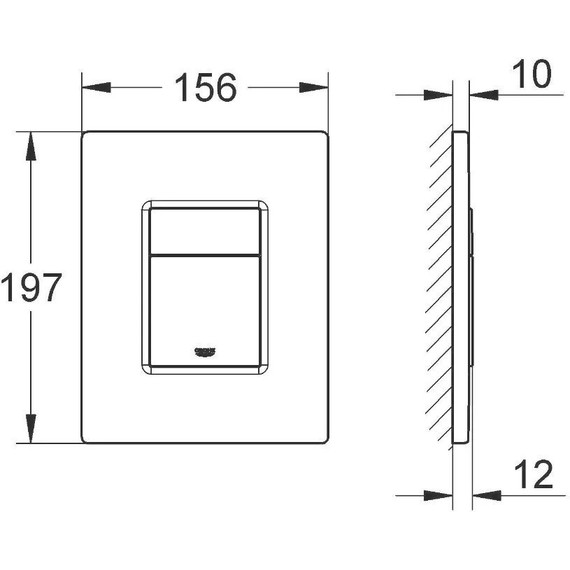 Инсталляция для подвесного унитаза Grohe Rapid SL 38772001 с кнопкой смыва золото матовое 38732GN0, Цвет производителя: золото матовое - фото, картинка 11 Инсталляция для подвесного унитаза Grohe Rapid SL 38772001 с кнопкой смыва золото матовое 38732GN0, Цвет производителя: золото матовое - фото 11