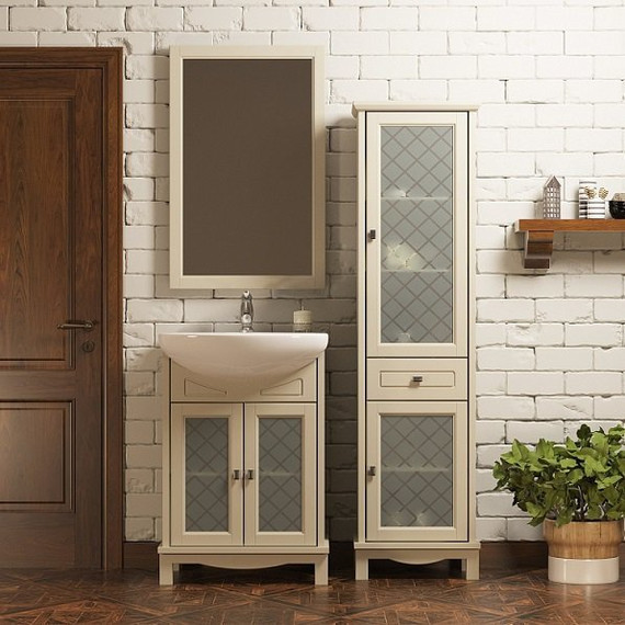 Зеркало Opadiris Омега 55 см, слоновая кость - фото 3