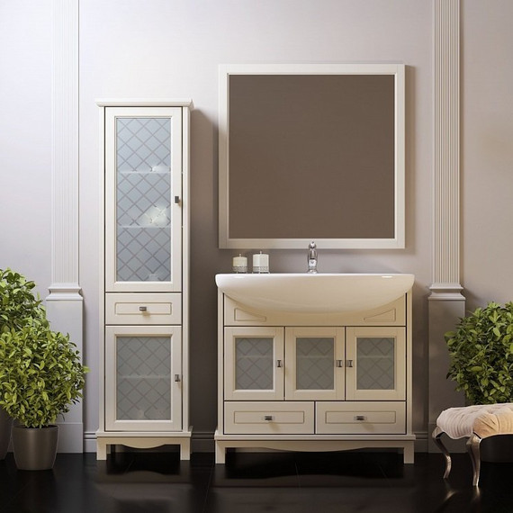 Пенал Opadiris Омега 45 левый, слоновая кость - фото 5