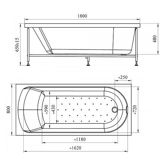 Панель боковая Радомир Николь 80 - фото 3