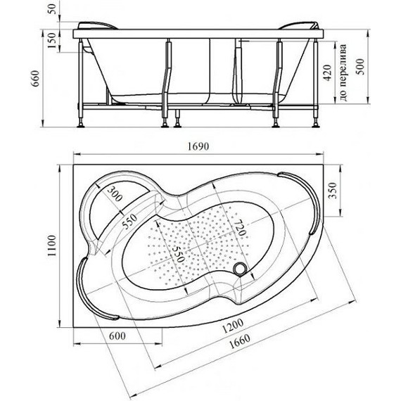 Панель фронтальная Радомир Ирма 1 169 L - фото, картинка 4 Панель фронтальная Радомир Ирма 1 169 L - фото 4