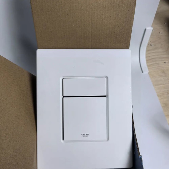 Инсталляция для подвесного унитаза Grohe Rapid SL 38772001 с кнопкой смыва белый матовый 38732WM0, Цвет производителя: белый матовый - фото 12