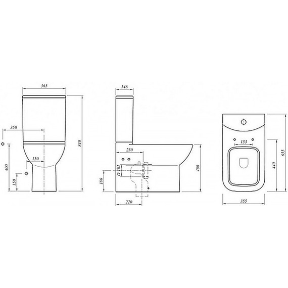 Унитаз-компакт Kale BABEL с тонкой крышкой микролифт - фото, картинка 16 Унитаз-компакт Kale BABEL с тонкой крышкой микролифт - фото 16