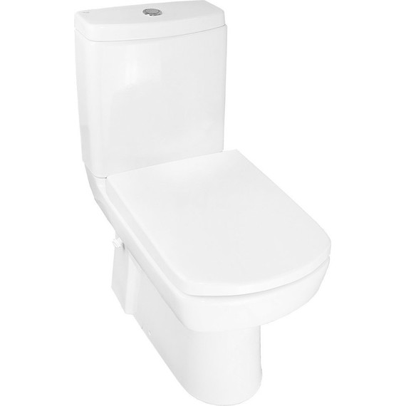 Унитаз-компакт безободковый  Kale BASICS с крышкой микролифт - фото 2