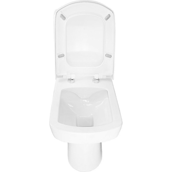 Унитаз-компакт безободковый  Kale BASICS с крышкой микролифт - фото 5