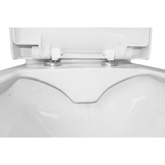 Унитаз-компакт безободковый  Kale BASICS с крышкой микролифт - фото 7