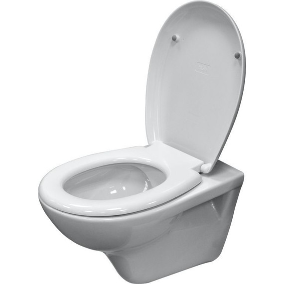 Унитаз подвесной безободковый Kale OPTIMUM с крышкой без микролифта, белый - фото 4