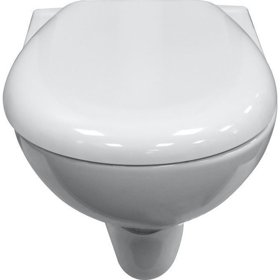 Унитаз подвесной безободковый Kale OPTIMUM с крышкой без микролифта, белый - фото 5