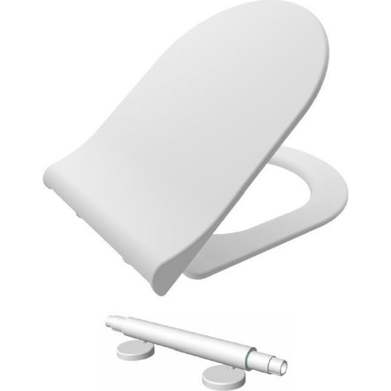 Унитаз-биде подвесной безободковый Kale Idea 2.0 с крышкой микролифт - фото 2