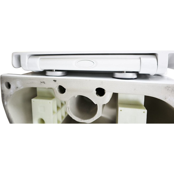 Унитаз подвесной безободковый Kale Mood 2.0 с крышкой микролифт - фото 10