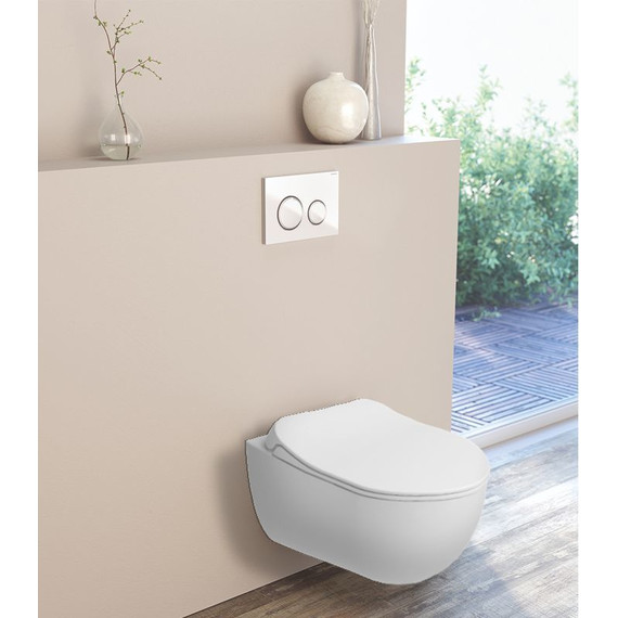 Унитаз подвесной безободковый Kale Zero 2.0 с крышкой микролифт - фото 2