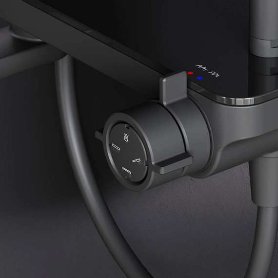 Душевая стойка Am.Pm Like F0780722, черный, Цвет производителя: чёрный - фото, картинка 9 Душевая стойка Am.Pm Like F0780722, черный, Цвет производителя: чёрный - фото 9