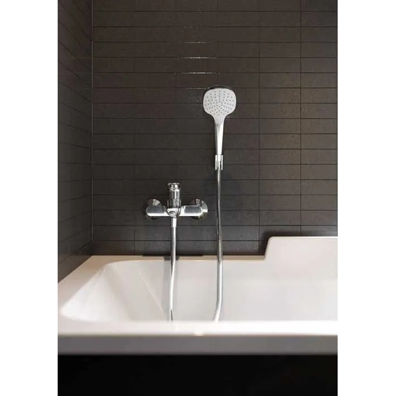 Душевой гарнитур Hansgrohe Croma Select E 26424400, белый/хром - фото 3