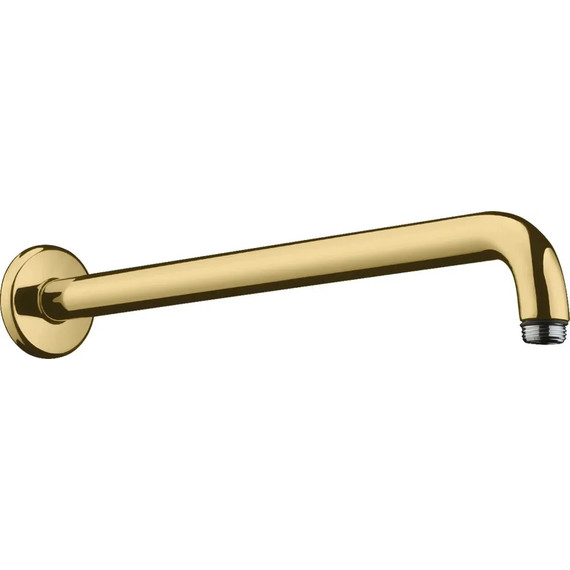 Кронштейн стеновой для верхнего душа Hansgrohe 27413990, полированное золото - фото 