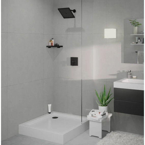 Верхний душ Hansgrohe Crometta E 26726670, чёрный матовый - фото 3