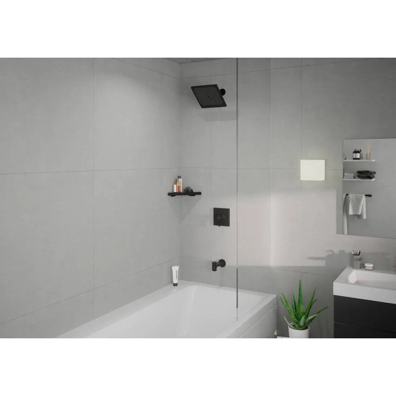 Верхний душ Hansgrohe Crometta E 26726670, чёрный матовый - фото 2
