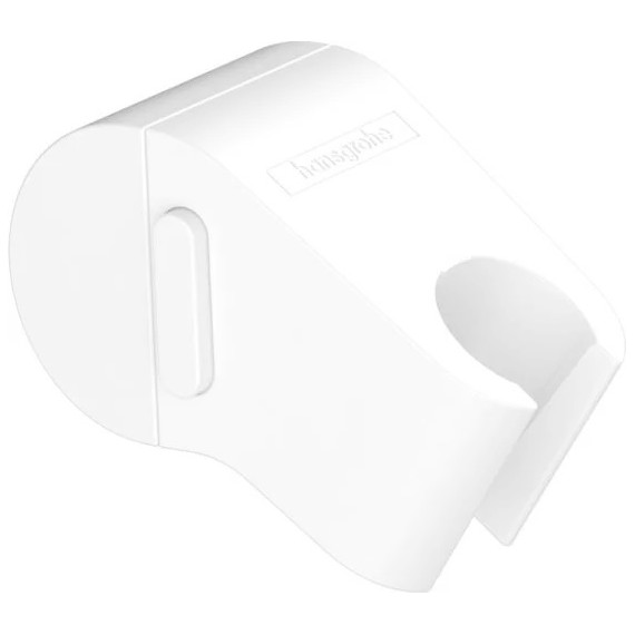 Держатель душевой лейки Hansgrohe WallStoris 27917700, белый матовый - фото 