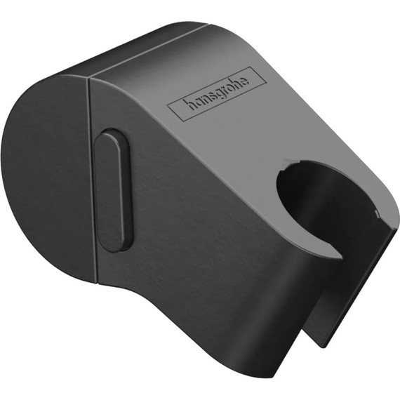 Держатель душевой лейки Hansgrohe WallStoris 27917670, чёрный матовый - фото 
