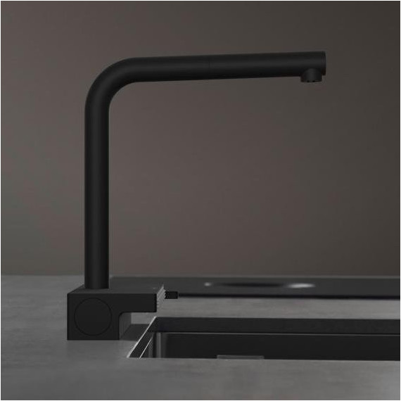 Смеситель для кухни Hansgrohe Aquno Select M81 73836670, чёрный матовый - фото 2