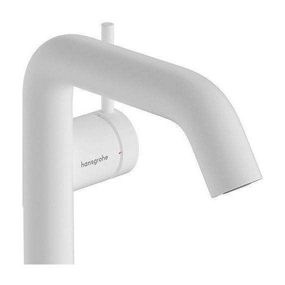 Смеситель для раковины Hansgrohe Tecturis S 73320700, белый - фото 2