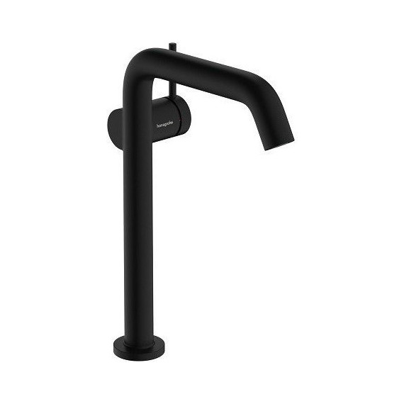 Смеситель для раковины высокий Hansgrohe Tecturis S 73370670, чёрный матовый - фото 
