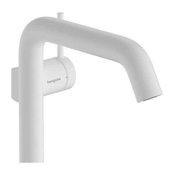 Смеситель для раковины высокий Hansgrohe Tecturis S 73370700, белый - фото 2