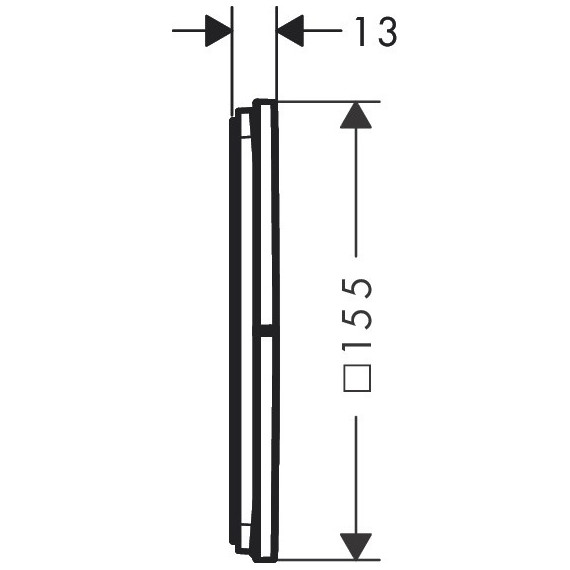 Переключатель потоков на три потребителя Hansgrohe Comfort E 15573000 - фото 2