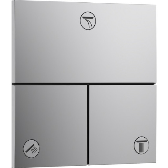 Переключатель потоков на три потребителя Hansgrohe Comfort E 15573000 - фото 