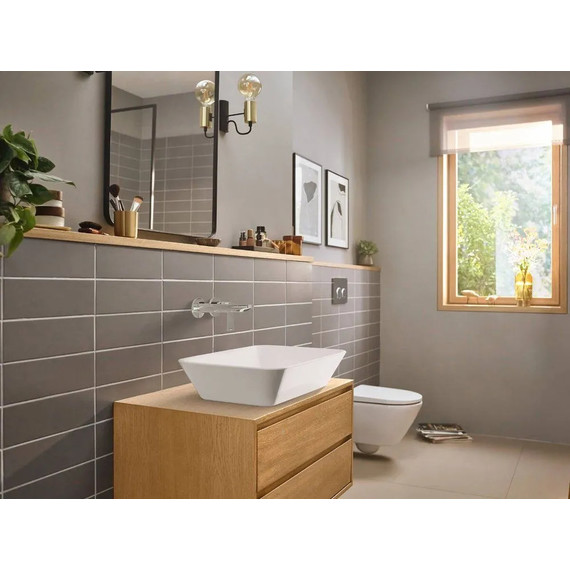 Смеситель для раковины настенный Hansgrohe Rebris E 72568000 - фото 2