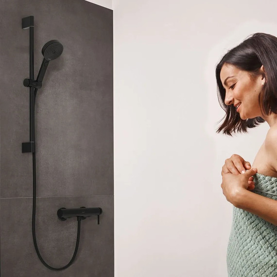 Смеситель для душа Hansgrohe Finoris 76620670, чёрный матовый - фото 4