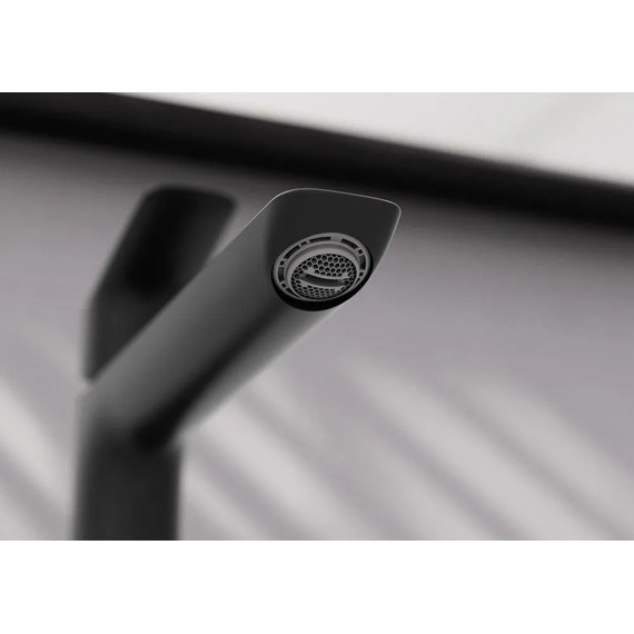 Смеситель для раковины высокий Hansgrohe Logis 71257670, чёрный матовый - фото 2