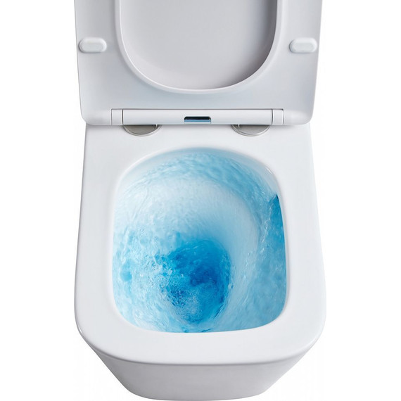 Инсталляция с подвесным унитазом комплект: Grohe Rapid SL 38772001+38732GN0 с подвесным безободковым унитазом Azario Teramo AZ-0052-UQ сиденье микролифт, крепление, кнопка смыва золото матовое, Цвет производителя: золото матовое - фото 10