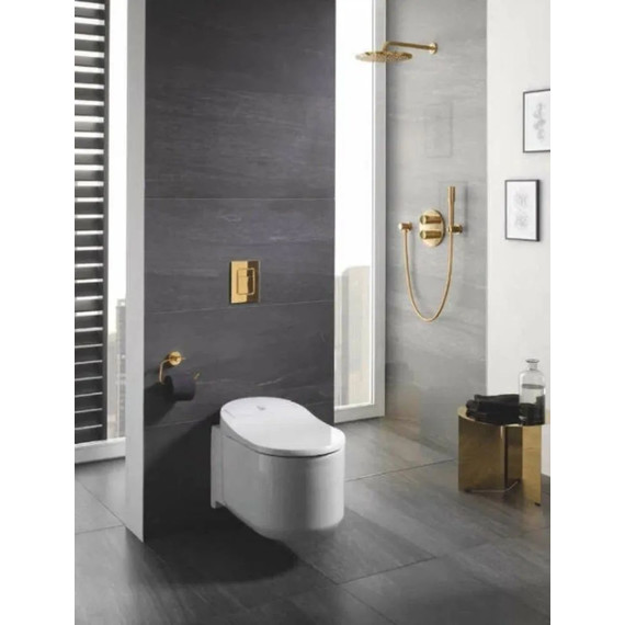 Инсталляция с подвесным унитазом комплект: Grohe Rapid SL 38772001+38732GL0 с подвесным безободковым унитазом BelBagno Due BB3103CHR/SC сиденье микролифт, крепление, кнопка смыва золото глянцевое, Цвет производителя: золото глянцевое - фото, картинка 12 Инсталляция с подвесным унитазом комплект: Grohe Rapid SL 38772001+38732GL0 с подвесным безободковым унитазом BelBagno Due BB3103CHR/SC сиденье микролифт, крепление, кнопка смыва золото глянцевое, Цвет производителя: золото глянцевое - фото 12
