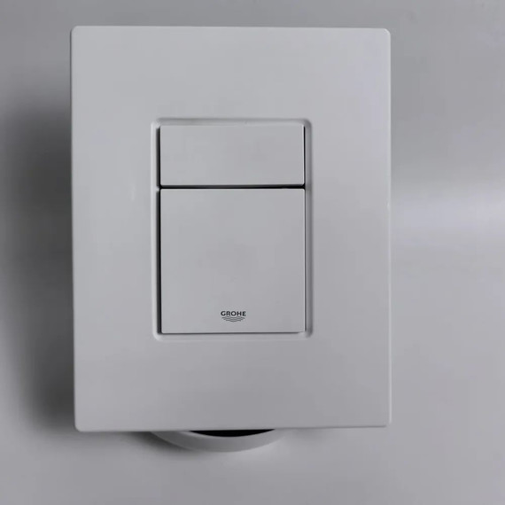 Инсталляция с подвесным унитазом комплект: Grohe Rapid SL 38772001+38732WM0 с подвесным безободковым унитазом Azario Teramo AZ-0052-UQ сиденье микролифт, крепление, кнопка смыва белый матовый, Цвет производителя: белый матовый - фото 15