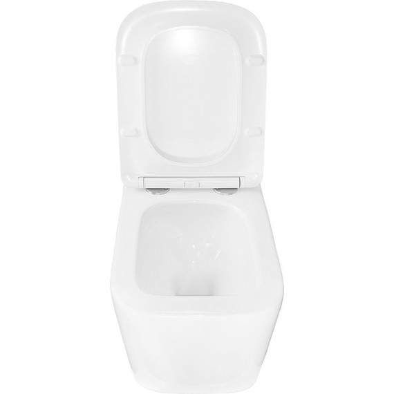 Инсталляция с подвесным унитазом комплект: Grohe Rapid SL 38772001+38732WM0 с подвесным безободковым унитазом Loranto Delphi 91343 сиденье микролифт, крепление, кнопка смыва белый матовый, Цвет производителя: белый матовый - фото 7