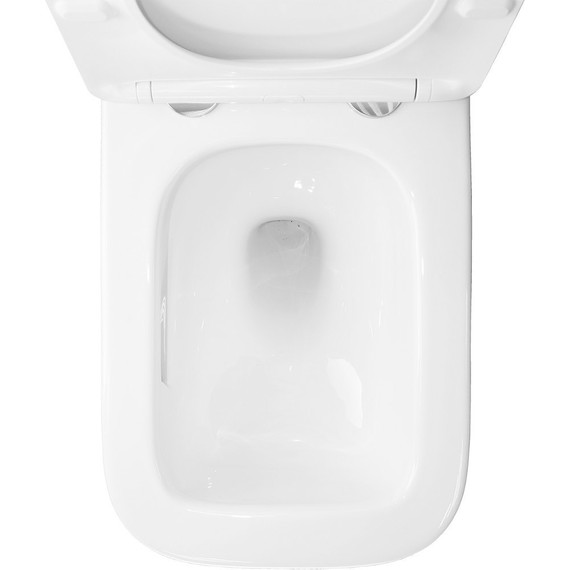 Инсталляция с подвесным унитазом комплект: Grohe Rapid SL 38772001+38732WM0 с подвесным безободковым унитазом Loranto Delphi 91343 сиденье микролифт, крепление, кнопка смыва белый матовый, Цвет производителя: белый матовый - фото 8