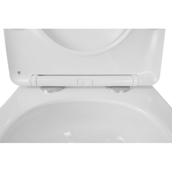 Инсталляция с подвесным унитазом комплект: Grohe Rapid SL 38772001+38732A00 с подвесным безободковым унитазом Loranto Ester 87265 сиденье микролифт, крепление, кнопка смыва графит, Цвет производителя: графит - фото 11