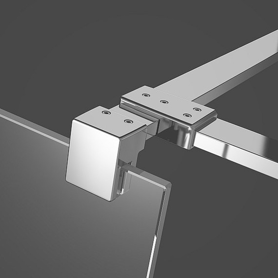 Душевое ограждение Radaway Euphoria Walk-in III 140х90 см, хром/прозрачное - фото 3