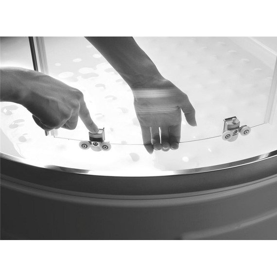 Душевое ограждение Radaway Premium Plus B 90х90х190 см, хром/матовое(фабрик) - фото 5