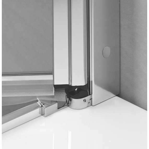 Душевое ограждение Radaway EOS II DWD+2S 100х100 см, хром/прозрачное - фото 6