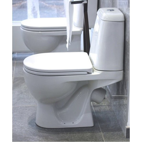 Унитаз-компакт Sanita Luxe MAX WC.CC/Max/2-DM/WHT.G/S1 с крышкой микролифт - фото, картинка 4 Унитаз-компакт Sanita Luxe MAX WC.CC/Max/2-DM/WHT.G/S1 с крышкой микролифт - фото 4