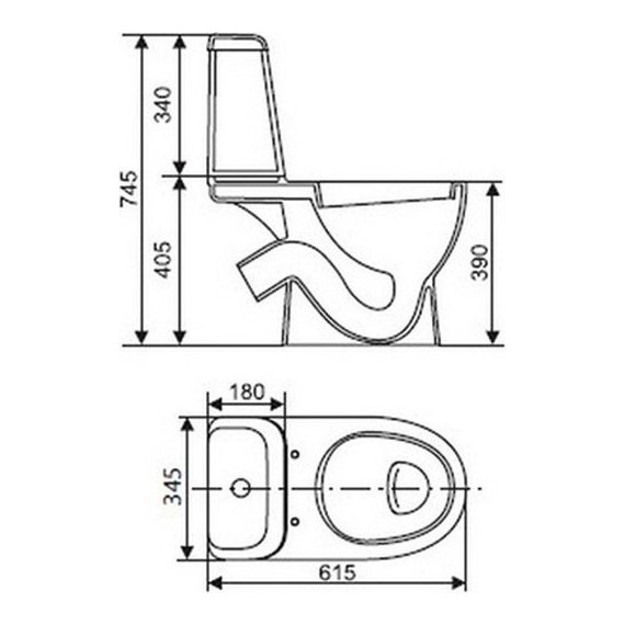 Унитаз-компакт Sanita Luxe MAX WC.CC/Max/2-DM/WHT.G/S1 с крышкой микролифт - фото, картинка 5 Унитаз-компакт Sanita Luxe MAX WC.CC/Max/2-DM/WHT.G/S1 с крышкой микролифт - фото 5