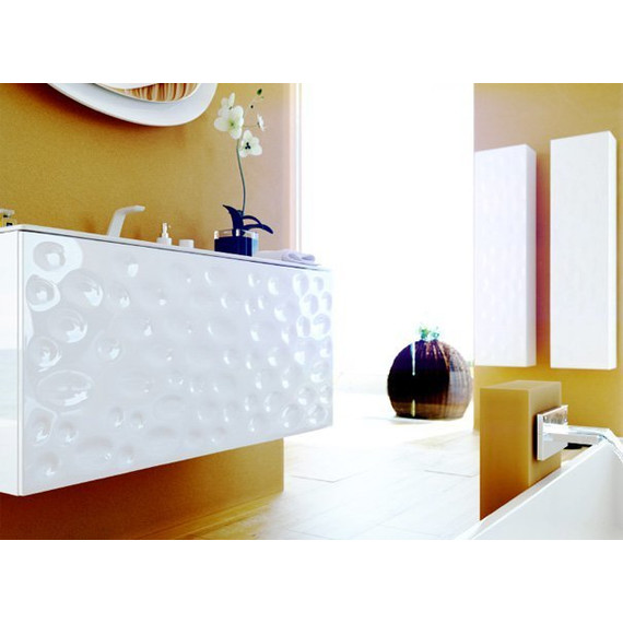 Тумба подвесная с раковиной Aqwella Clarberg Dune 120 см DUN0112 - фото 4