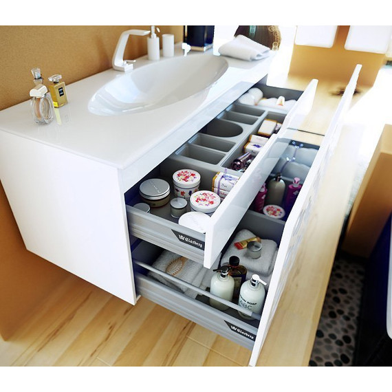 Тумба подвесная с раковиной Aqwella Clarberg Dune 120 см DUN0112 - фото 9