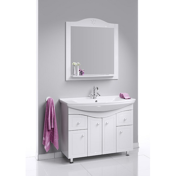 Тумба напольная с раковиной Aqwella Франческа 105 см FR0110 - фото 6