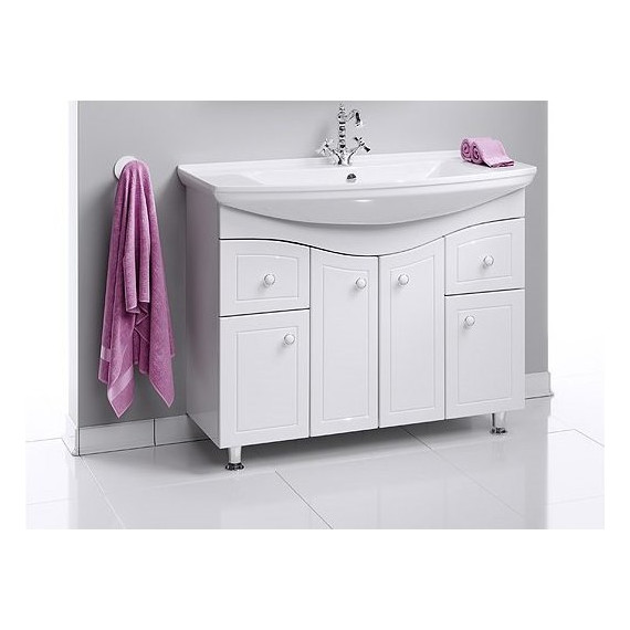 Тумба напольная с раковиной Aqwella Франческа 105 см FR0110 - фото 4