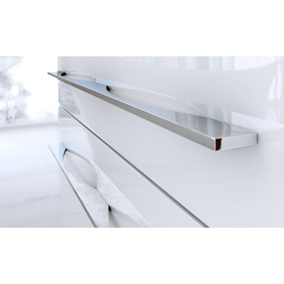 Тумба напольная с раковиной Aqwella Milan 100 см Mil.01.10/2n/W - фото 2