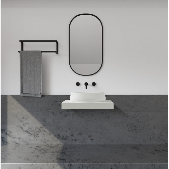 Раковина-чаша Abber Stein 60 см AS2605, белый матовый - фото 3